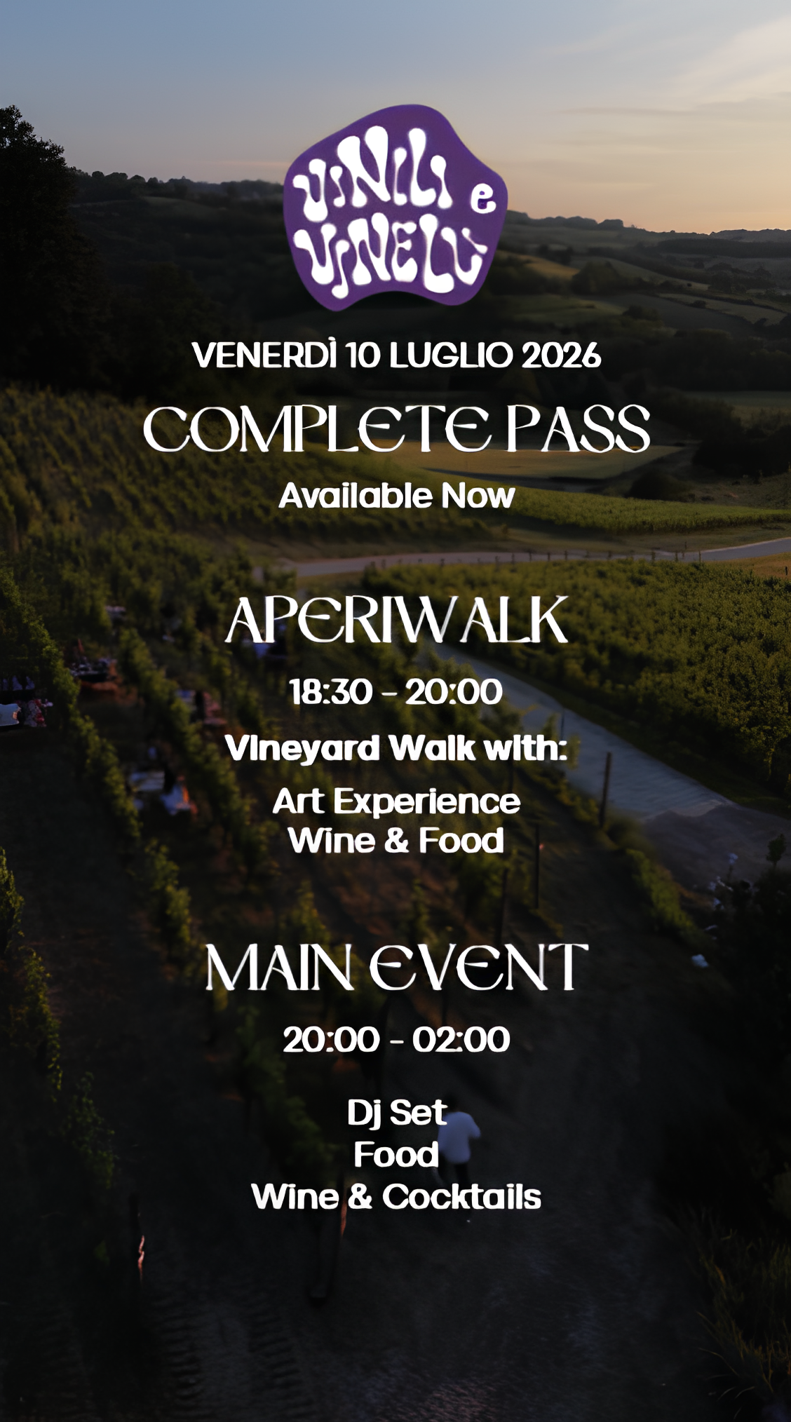 VINILI E VINELLI @CANTINE VOLPI - Complete Pass